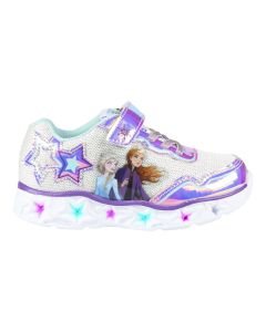 Scarpe Frozen Sneakers con Suola con Luci Bicolor