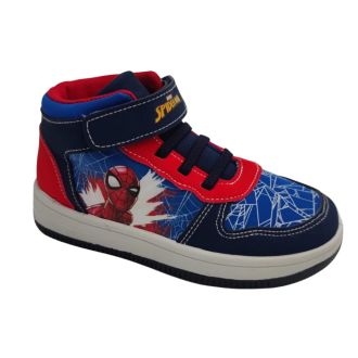 Scarpe Sneakers Alte Blu Autunno inverno Spiderman