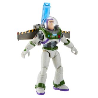 Disney Pixar Buzz Lightyear decollo galattico grande action figure snodata da 30,5 cm, con jetpack e scia di vapore