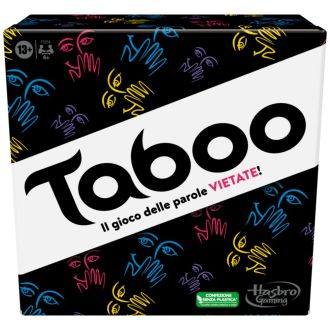 Hasbro Gaming Taboo con Buzz, timer e scorepad digitali Gioco da Tavolo