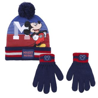 Set berretto con pon pon e guanti Mickey Mouse