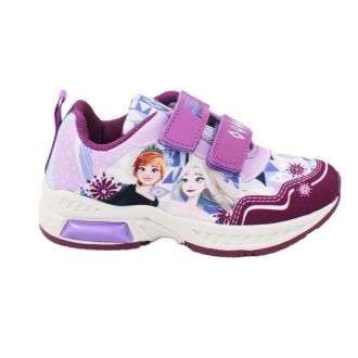 Sneakers con luci primaverili Frozen Viola