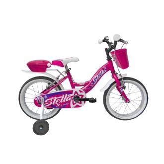 Bicicletta bambina Sport 1 Stella Fuxia 16 pollici