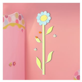 HomeDecor-LineKids Decorazioni Metro Crescita Smiling Flowers