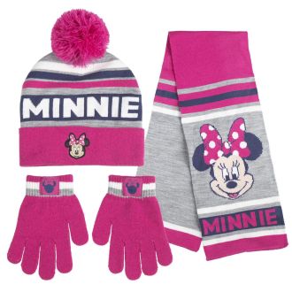 Tris invernale berretto sciarpa e guanti Minnie