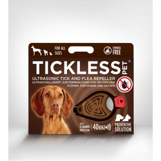 Tickless repellente per pulci per animali domestici marrone