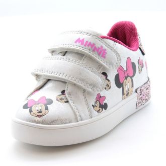 Scarpe Minnie Sneakers Basse Rosa con Glitter