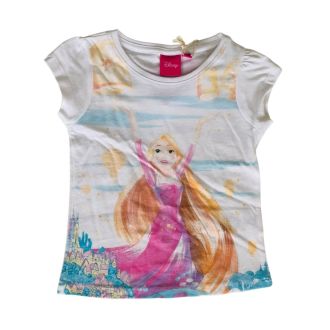 T Shirt Rapunzel Principesse Disney In Cotone Organico