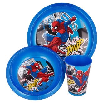 Set pranzo 3 pezzi Spiderman