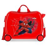 Valigia Cavalcabile Spiderman Tech Rossa
