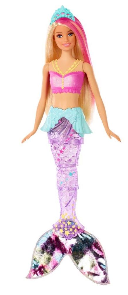 Barbie Dreamtopia Sirena Luci Brillanti Bambola per Bambine