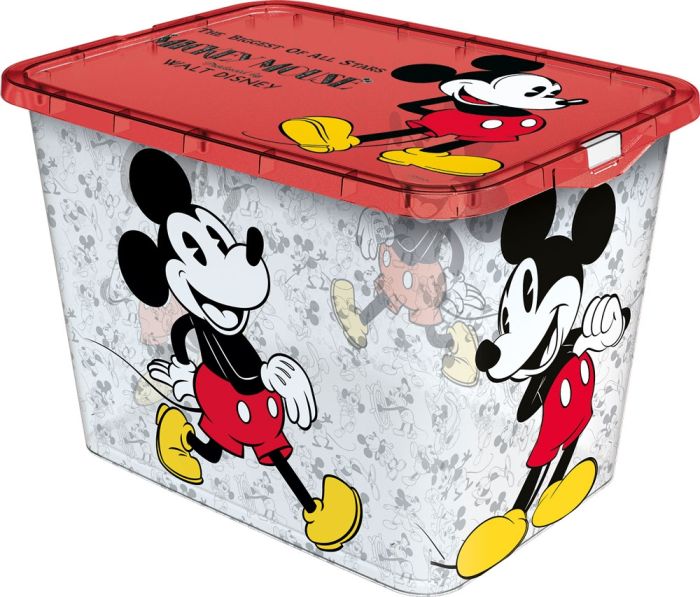 Contenitore portagiochi in plastica 23 litri Mickey