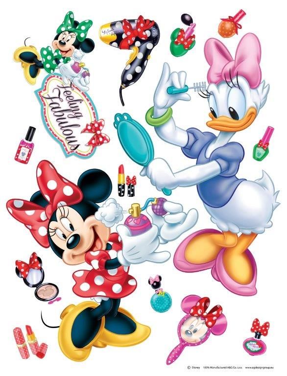 Decorazione Adesiva Minnie e Paperina Disney