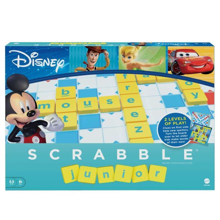 Scrabble Junior Disney gioco di parole crociate per bambini dai 5